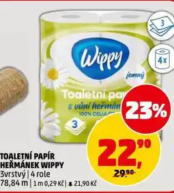 Penny Market Wippy toaletní papír nabídka