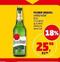 Penny Market Pivo pilsner urquell nabídka