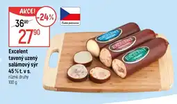Globus Excelent tavený uzený salámový sýr 45% t. vs. nabídka
