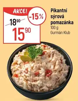 Globus Pikantní sýrová pomazánka nabídka