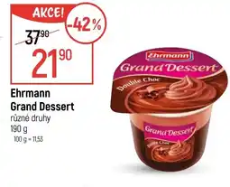 Globus Ehrmann Grand Dessert nabídka