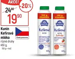Globus Kunín Kefírové mléko nabídka
