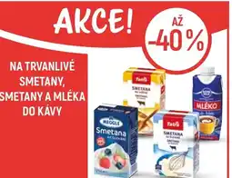 Globus Na trvanlivé smetany, smetany a mléka do kávy nabídka