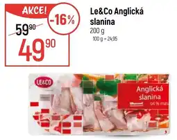 Globus Le&Co Anglická slanina nabídka