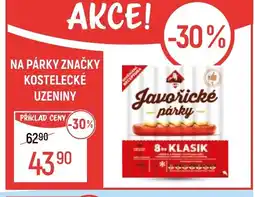 Globus Na párky značky kostelecké uzeniny nabídka