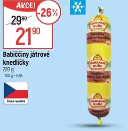 Globus Babiččiny játrové knedlíčky nabídka