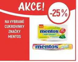 Globus Na vybrané cukrovinky značky Mentos nabídka