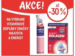 Globus Na vybrané vitamínové doplňky značky Maxivita a energit nabídka