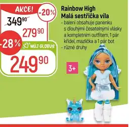 Globus Rainbow High Malá sestřička víla nabídka
