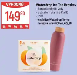Globus Waterdrop Ice Tea Broskev nabídka