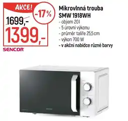 Globus Mikrovlnná trouba SMW 1918WH nabídka