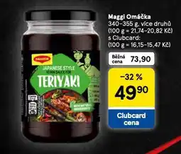 Tesco Maggi omáčka nabídka