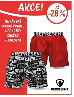 Globus Na pánské spodní prádlo a ponožky značky Represent nabídka