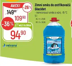 Globus Zimní směs do ostřikovačů Glacidet nabídka