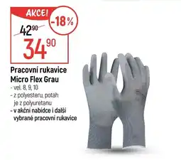 Globus Pracovní rukavice Micro Flex Grau nabídka