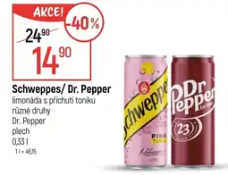 Globus Schweppes/ Dr. Pepper nabídka