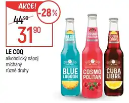 Globus LE COQ alkoholický nápoj nabídka