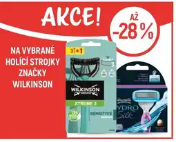 Globus Na vybrané holící strojky značky Wilkinson nabídka