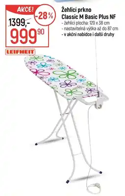 Globus Žehlicí prkno Classic M Basic Plus NF nabídka