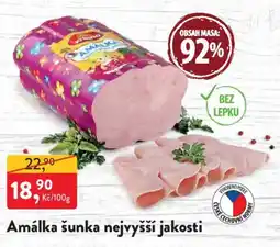 MP Krásno Amálka šunka nejvyšší jakosti nabídka