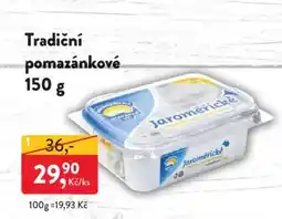 MP Krásno Tradiční pomazánkové nabídka