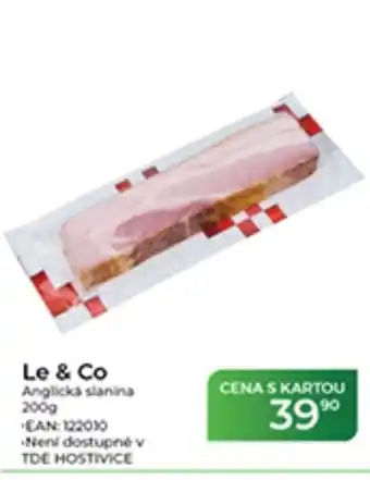 Tamda Foods Le & Co Anglická slanina nabídka
