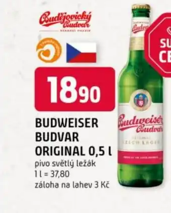 Trefa Budweiser budvar original nabídka