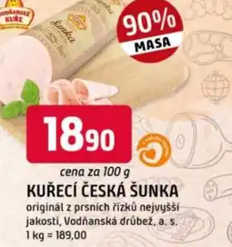 Trefa Kuřecí česká šunka nabídka