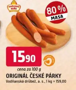 Trefa Originál české párky nabídka