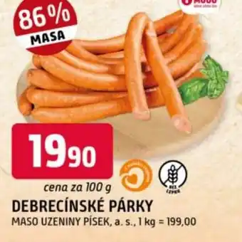 Trefa Debrecínské párky nabídka