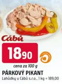 Trefa Cábu Párkový pikant nabídka