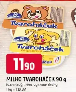 Trefa Milko tvaroháček nabídka
