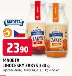 Trefa Madeta jihočeský zákys nabídka