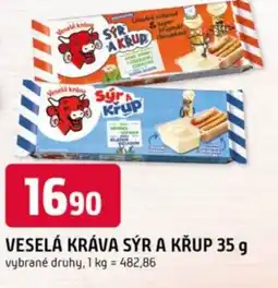 Trefa Veselá kráva sýr a křup nabídka