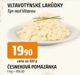 Trefa Česneková pomazánka nabídka