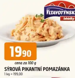 Trefa Sýrová pikantní pomazánka nabídka