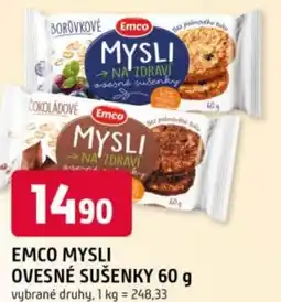 Trefa Emco mysli ovesné sušenky nabídka
