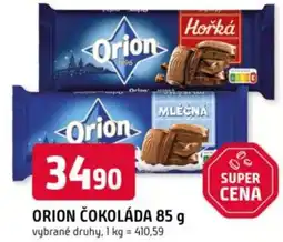 Trefa Orion čokoláda nabídka