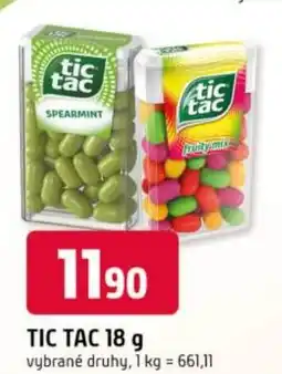 Trefa Tic tac nabídka