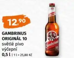 Trefa Gambrinus originál 10 nabídka