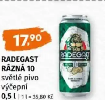 Trefa Radegast rázná 10 nabídka