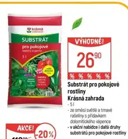 Globus Substrát pro pokojové rostliny Krásná zahrada nabídka