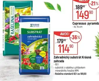 Zahradnický substrát Krásná zahrada