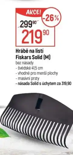 Globus Hrábě na listí Fiskars Solid (M) nabídka