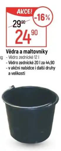 Globus Vědra a maltovníky nabídka