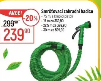 Smršťovací zahradní hadice