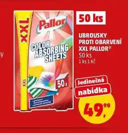Penny Market UBROUSKY PROTI OBARVENÍ XXL PALLOR, 50 ks nabídka