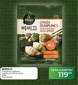 Tamda Foods BIBIGO dumplings vepřovým masem a zeleninou gyoza nabídka