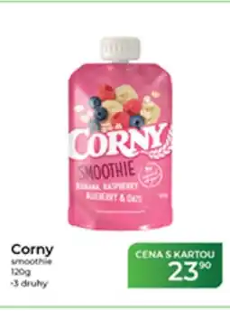 Tamda Foods Corny smoothie nabídka
