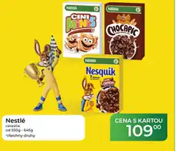 Tamda Foods Nestlé cereálie nabídka